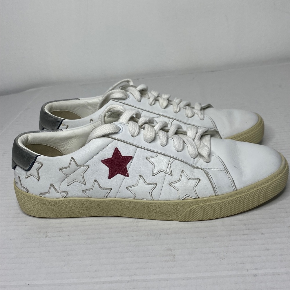 Saint Laurent Court Classic California Leather Sneaker Size 9 Unisex - Picture 12 of 13